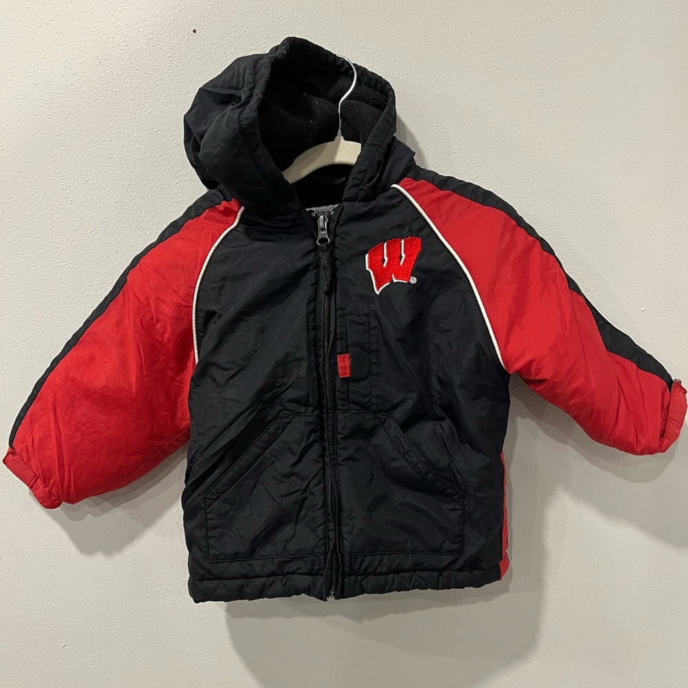 Vintage Wisconsin Badgers toddler jacket